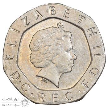سکه 20 پنس 2003 الیزابت دوم - EF45 - انگلستان