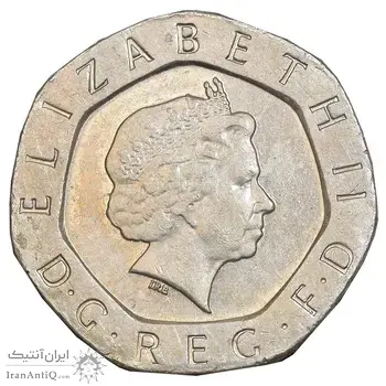 سکه 20 پنس 2003 الیزابت دوم - EF45 - انگلستان