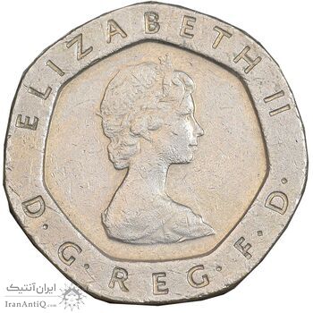 سکه 20 پنس 1983 الیزابت دوم - EF45 - انگلستان