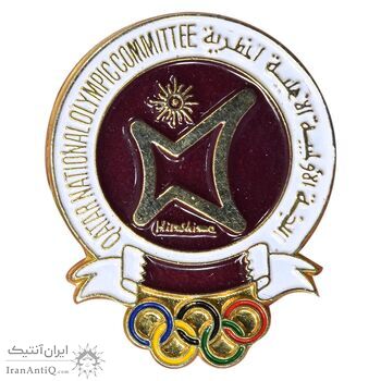 سنجاق سینه کمیته ملی المپیک قطر - UNC - قطر