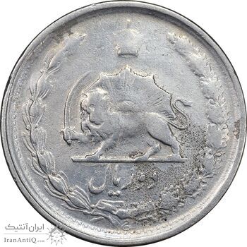 سکه 2 ریال 1338 - VF30 - محمد رضا شاه سکه 2 ریال 1338 - VF30 - محمد رضا شاه