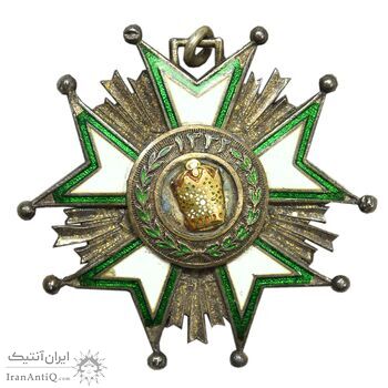 نشان تاج درجه پنج 1332 - VF - احمد شاه