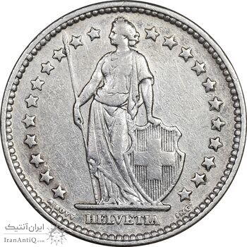 سکه 2 فرانک 1939 دولت فدرال - EF45 - سوئیس سکه 2 فرانک 1939 دولت فدرال - EF45 - سوئیس
