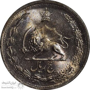 سکه 5 ریال 1322 - MS61 - محمد رضا شاه سکه 5 ریال 1322 - MS61 - محمد رضا شاه