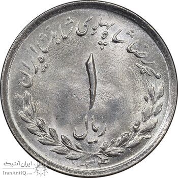 سکه 1 ریال 1334 مصدقی - MS64 - محمد رضا شاه سکه 1 ریال 1334 مصدقی - MS64 - محمد رضا شاه