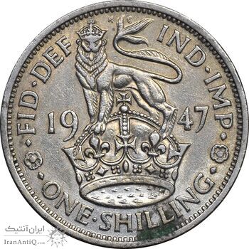سکه 1 شیلینگ 1947 جرج ششم - تیپ 1 - EF40 - انگلستان سکه 1 شیلینگ 1947 جرج ششم - تیپ 1 - EF40 - انگلستان