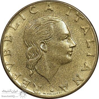 سکه 200 لیره 1979 جمهوری - چرخ دنده - EF45 - ایتالیا