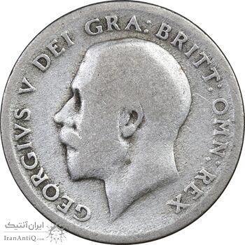 سکه 6 پنس تاریخ نامشخص جرج پنجم - VF25 - انگلستان سکه 6 پنس تاریخ نامشخص جرج پنجم - VF25 - انگلستان