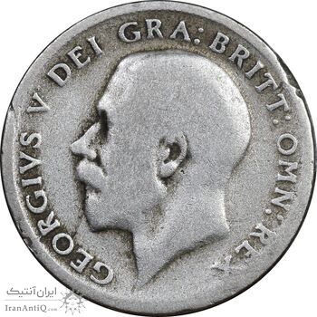 سکه 6 پنس تاریخ نامشخص جرج پنجم - VF25 - انگلستان سکه 6 پنس تاریخ نامشخص جرج پنجم - VF25 - انگلستان