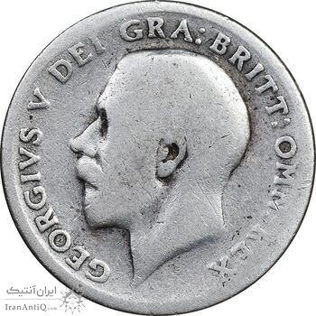 سکه 6 پنس تاریخ نامشخص جرج پنجم - VF20 - انگلستان سکه 6 پنس تاریخ نامشخص جرج پنجم - VF20 - انگلستان