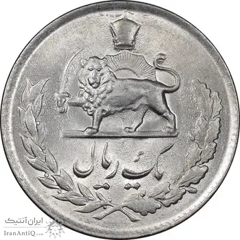 سکه 1 ریال 1335 مصدقی - MS63 - محمد رضا شاه