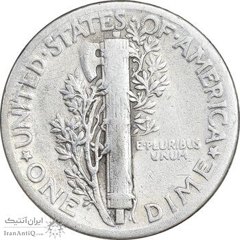 سکه 1 دایم 1936 مرکوری - VF35 - آمریکا