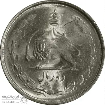 سکه 10 ریال 1324 - MS63 - محمد رضا شاه