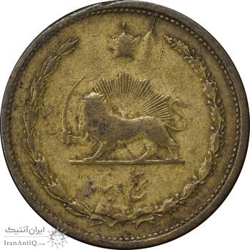 سکه 5 دینار 1316 برنز - 6 بزرگ - VF30 - رضا شاه