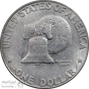 سکه یک دلار 1976D جشن دویست سالگی آمریکا - AU55 - آمریکا