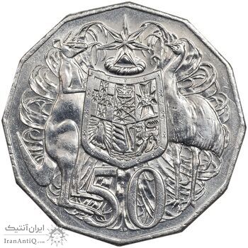 سکه 50 سنت 2012 الیزابت دوم - AU58 - استرالیا