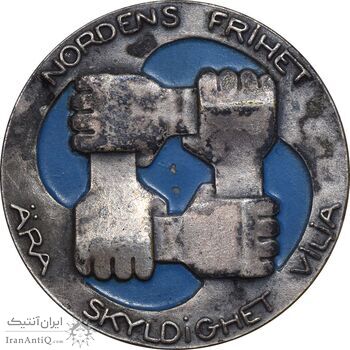 نشان سوزنی سپاه داوطلبان سوئدی - EF - سوئد