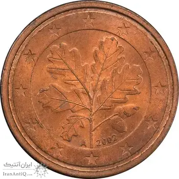 سکه 2 یورو سنت 2002 جمهوری فدرال - MS63 - آلمان