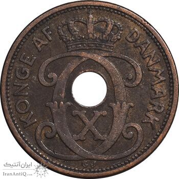 سکه 5 اوره 1932 کریستیان دهم - EF45 - دانمارک