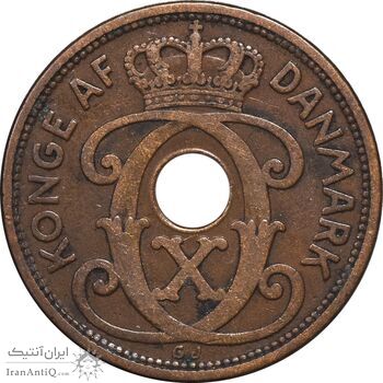 سکه 5 اوره 1929 کریستیان دهم - EF45 - دانمارک