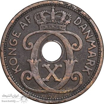 سکه 5 اوره 1928 کریستیان دهم - EF40 - دانمارک