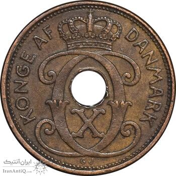 سکه 2 اوره 1940 کریستیان دهم - EF45 - دانمارک