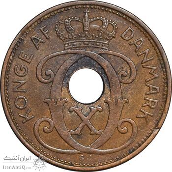 سکه 2 اوره 1940 کریستیان دهم - EF45 - دانمارک