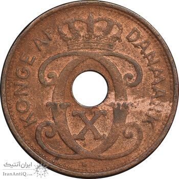 سکه 2 اوره 1939 کریستیان دهم - VF35 - دانمارک