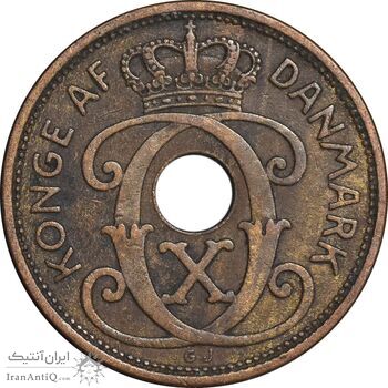 سکه 2 اوره 1936 کریستیان دهم - EF45 - دانمارک