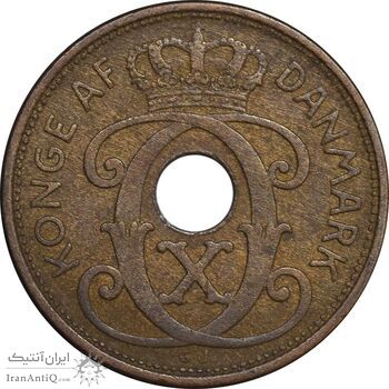 سکه 2 اوره 1935 کریستیان دهم - EF45 - دانمارک