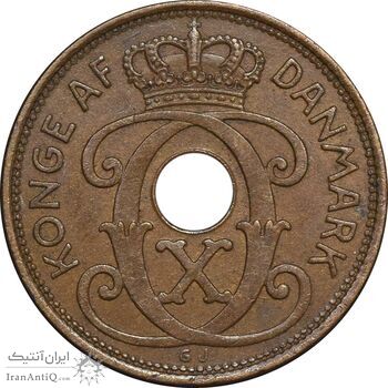 سکه 2 اوره 1939 کریستیان دهم - EF45 - دانمارک