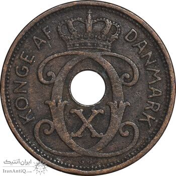 سکه 2 اوره 1931 کریستیان دهم - EF40 - دانمارک