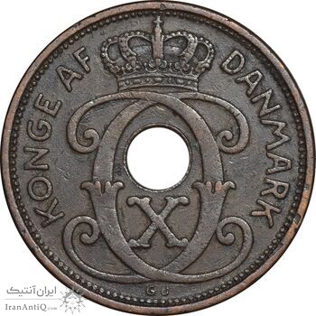 سکه 2 اوره 1931 کریستیان دهم - EF45 - دانمارک