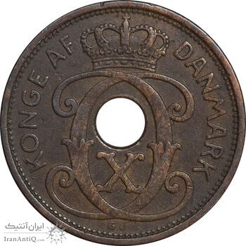 سکه 2 اوره 1931 کریستیان دهم - EF45 - دانمارک