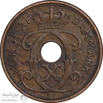 سکه 2 اوره 1938 کریستیان دهم - EF45 - دانمارک