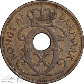 سکه 2 اوره 1938 کریستیان دهم - EF45 - دانمارک