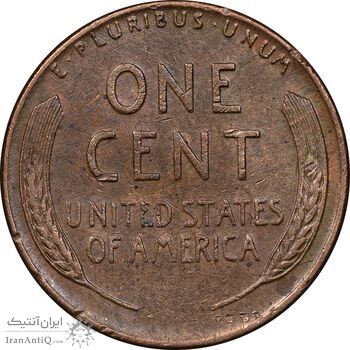 سکه 1 سنت 1951D لینکلن - EF45 - آمریکا