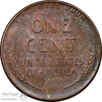 سکه 1 سنت 1957D لینکلن - EF45 - آمریکا