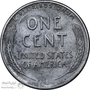 سکه 1 سنت 1943 لینکلن - EF40 - آمریکا