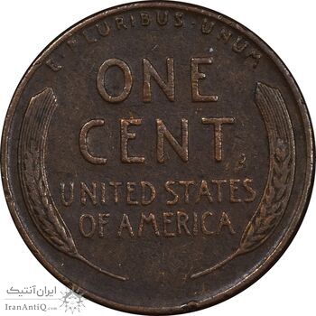 سکه 1 سنت 1952D لینکلن - EF45 - آمریکا