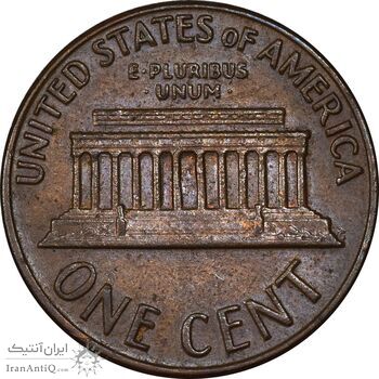 سکه 1 سنت 1970D لینکلن - EF45 - آمریکا