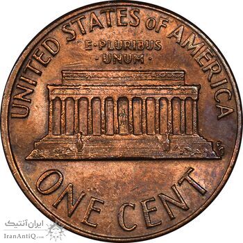 سکه 1 سنت 1973D لینکلن - AU50 - آمریکا