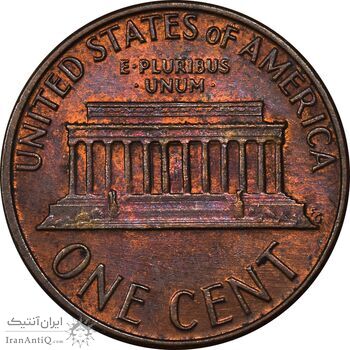 سکه 1 سنت 1975 لینکلن - AU58 - آمریکا