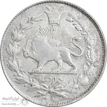 سکه 1000 دینار 129 ارور تاریخ - AU58 - ناصرالدین شاه