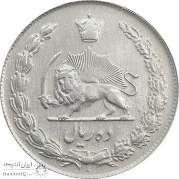 سکه 10 ریال 1341 (ضخیم) - EF40 - محمد رضا شاه سکه 10 ریال 1341 (ضخیم) - EF40 - محمد رضا شاه