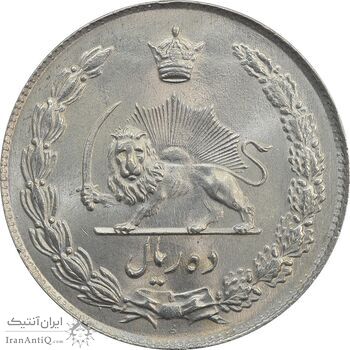 سکه 10 ریال 1343 (ضخیم) - MS65 - محمد رضا شاه