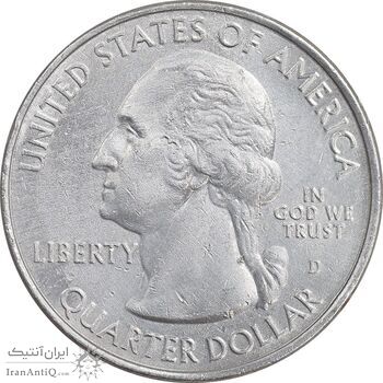 سکه کوارتر دلار 2015D جنگل ملی کیساچی - AU - آمریکا