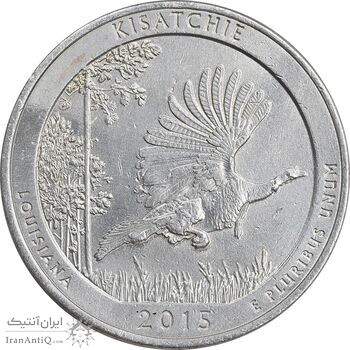 سکه کوارتر دلار 2015P جنگل ملی کیساچی - AU - آمریکا