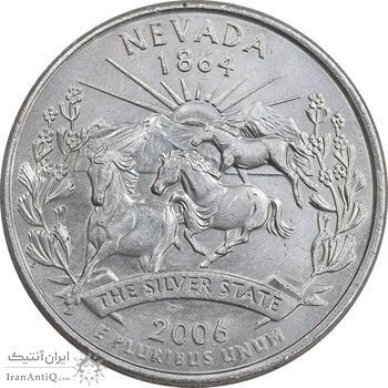 سکه کوارتر دلار 2006D ایالتی - نوادا - AU - آمریکا
