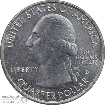 سکه کوارتر دلار 2019D - رودخانه بدون بازگشت - AU - آمریکا